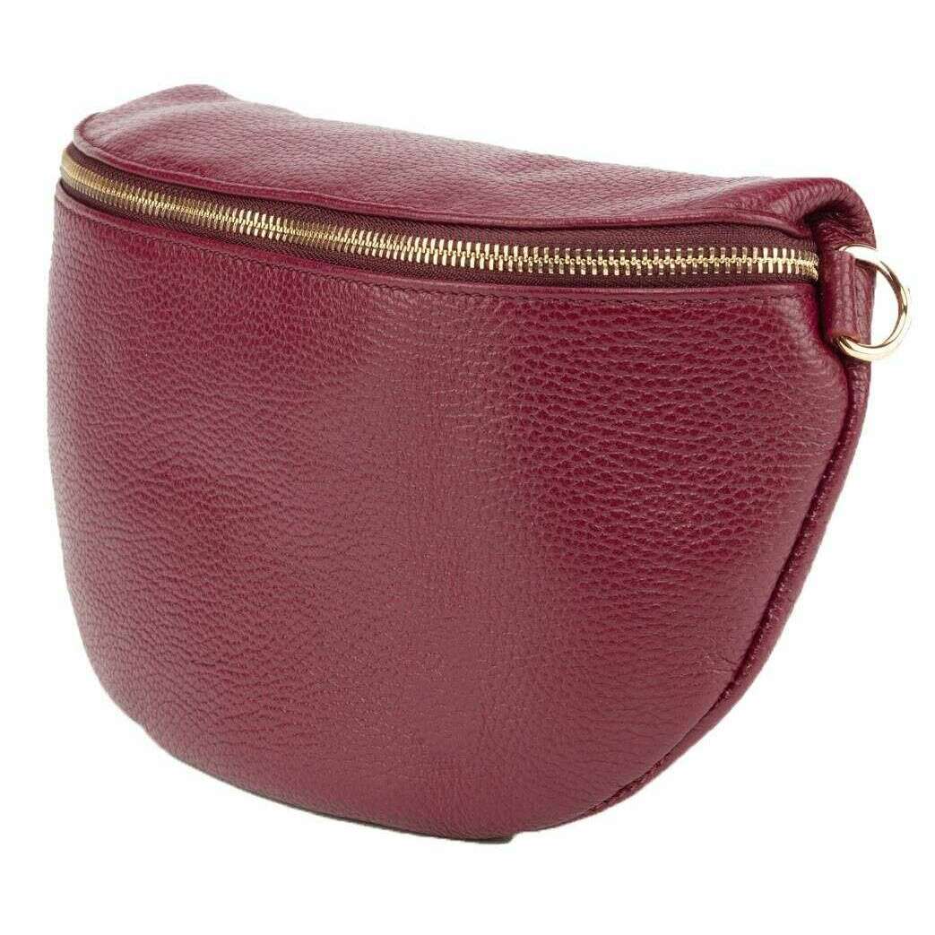 Elie Beaumont Large Sling Bag - Wine - Image 3