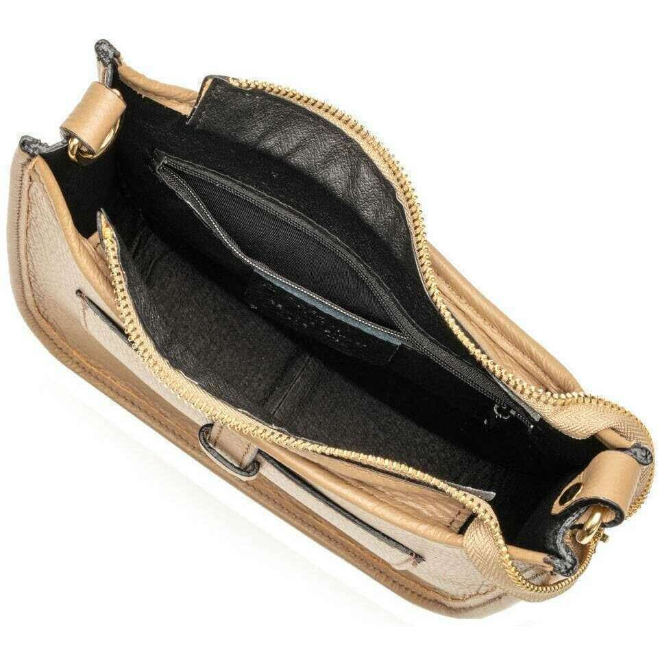Elie Beaumont Messenger Bag - Cappuccino Beige - Image 3