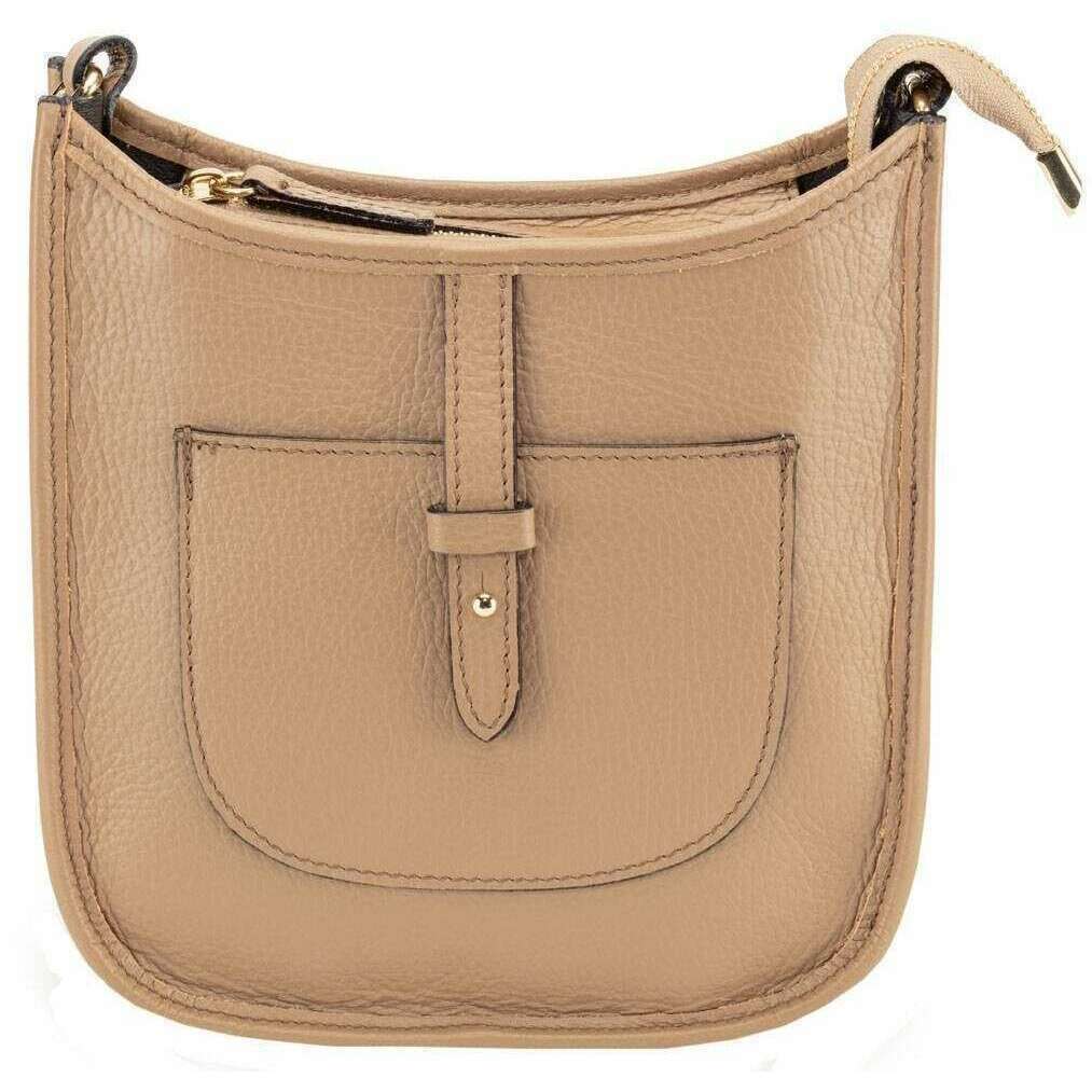 Elie Beaumont Messenger Bag - Cappuccino Beige - Image 4