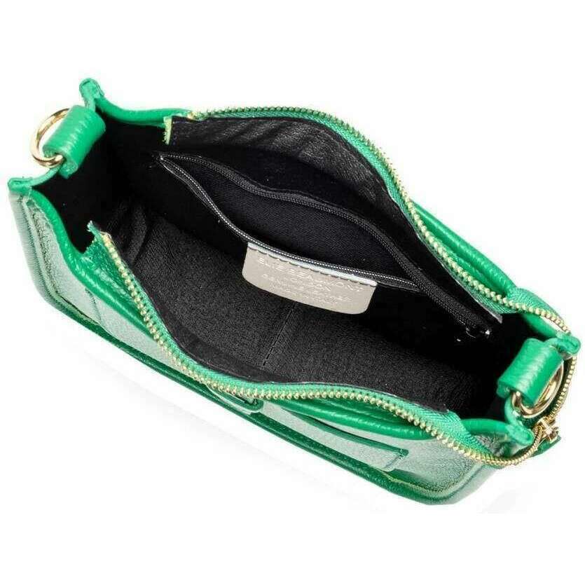 Elie Beaumont Messenger Bag - Emerald Green - Image 3