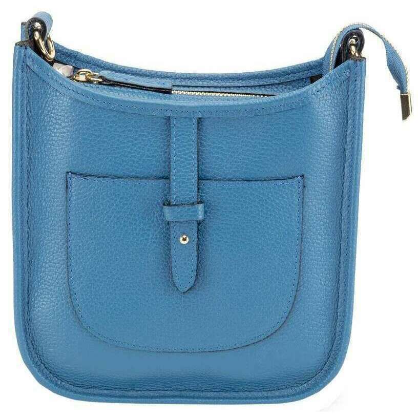 Elie Beaumont Messenger Bag - French Blue - Image 4