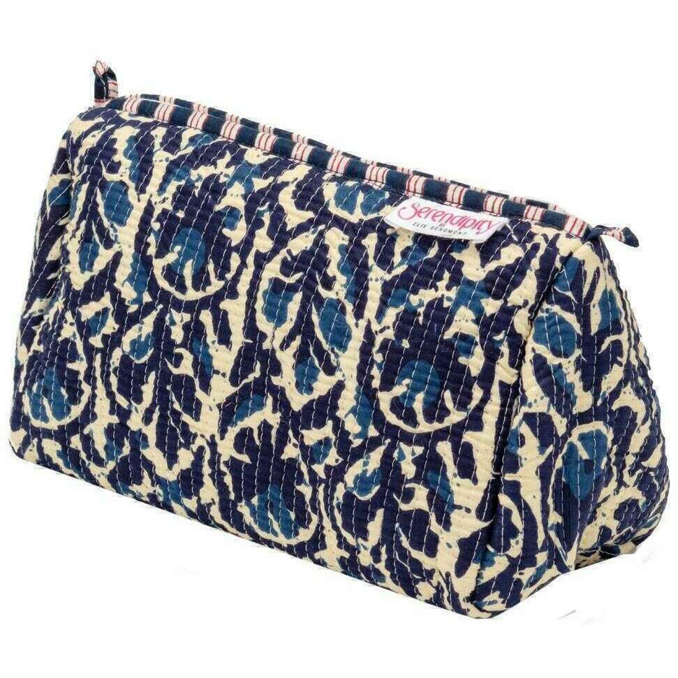 Elie Beaumont Serendipity Cosmetic Case Set - Ikat Indigo - Image 2