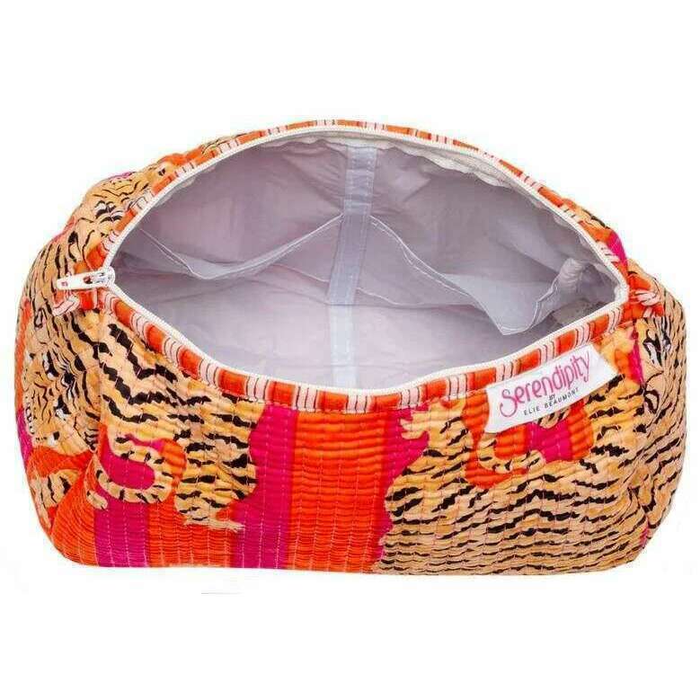 Elie Beaumont Serendipity Cosmetic Case Set - Tibetan Tiger Pink/Orange - Image 3