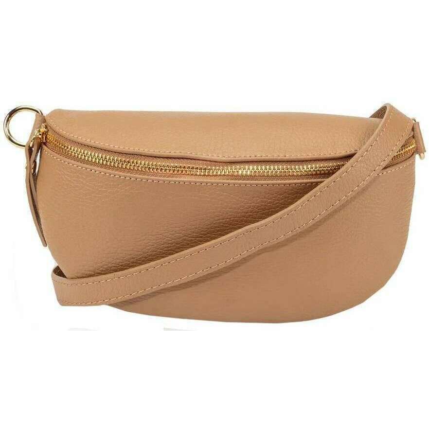 Elie Beaumont Sling Bag - Camel Brown