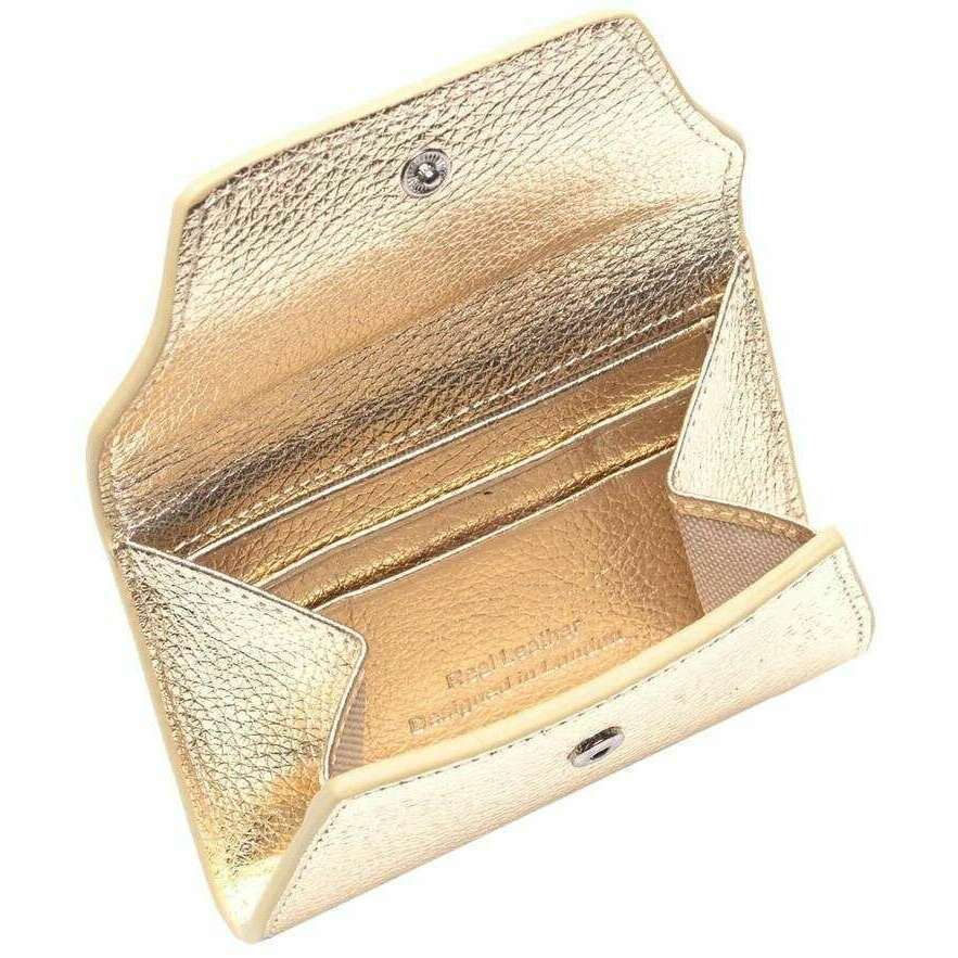 Elie Beaumont Wallet Card Holder - Gold - Image 3