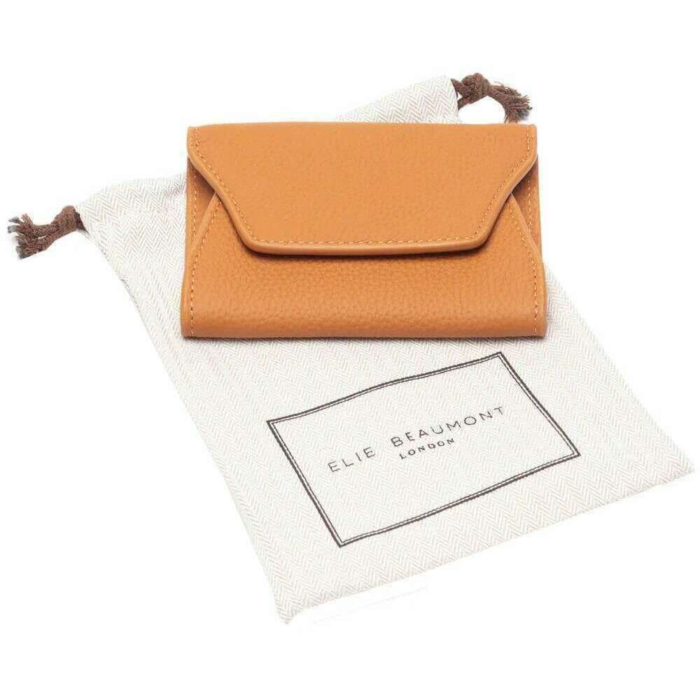Elie Beaumont Wallet Card Holder - Tan Brown - Image 4