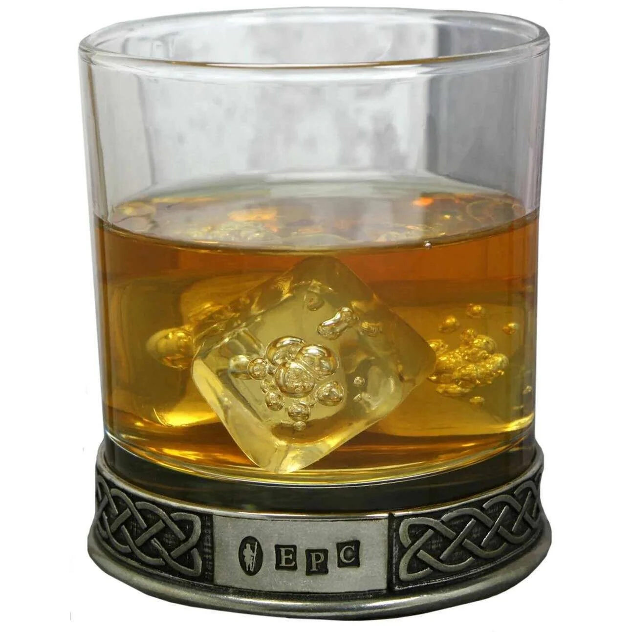 English Pewter Company 11oz Double Celtic Tubler Set - Clear/Silver - Image 2