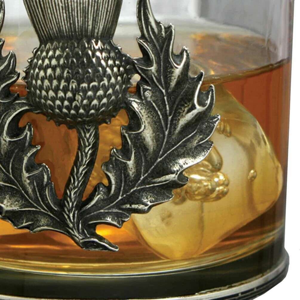 English Pewter Company 11oz Double Thistle Tumbler Set - Silver - Image 2