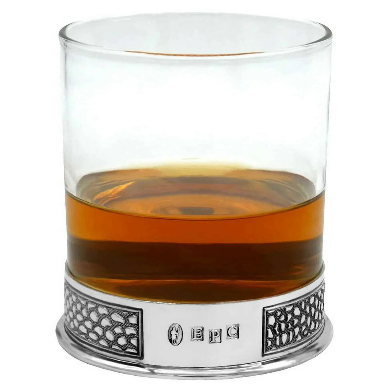 English Pewter Company 11oz Manhattan Single Tumbler - Clear/Silver