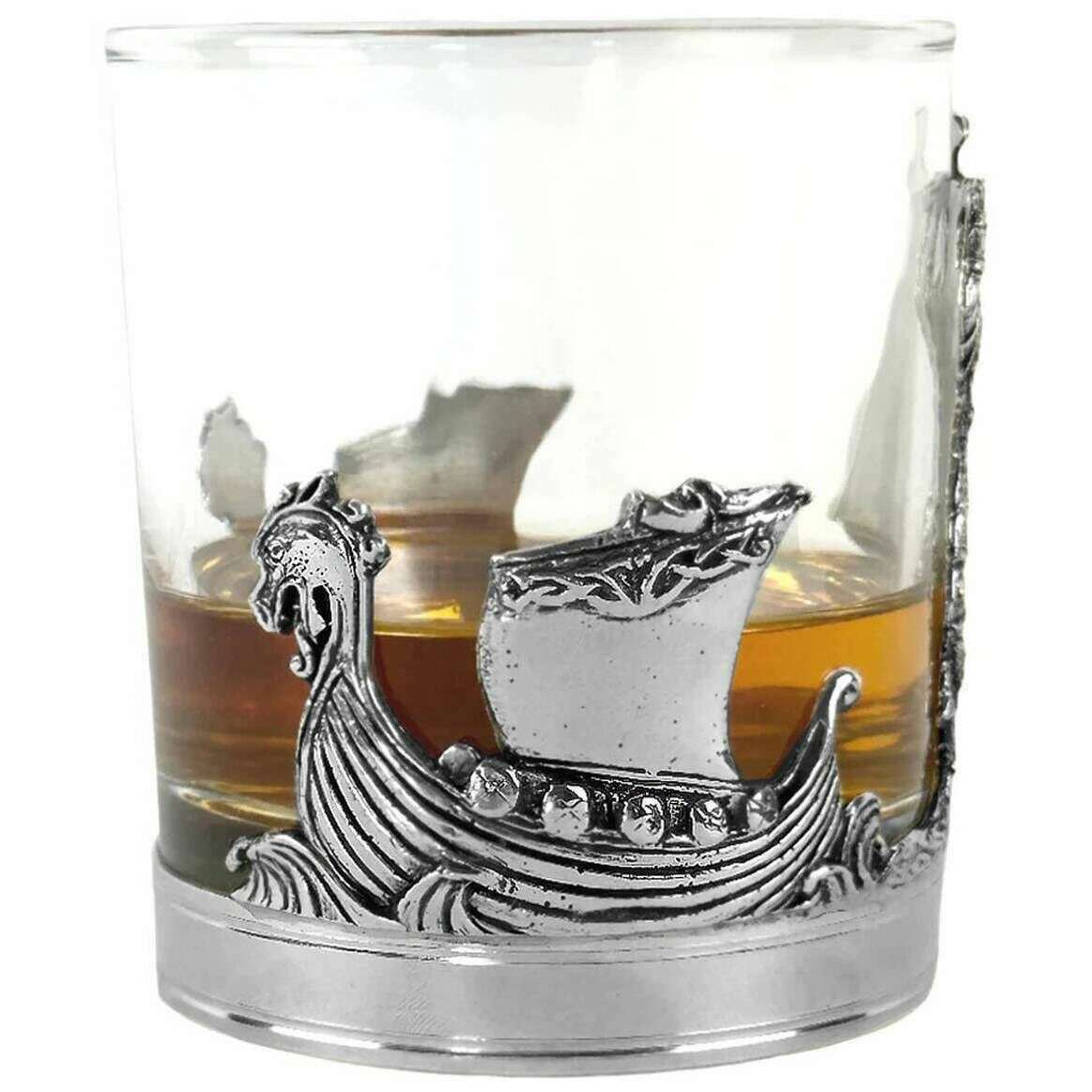 English Pewter Company 11oz Pewter Viking Tumbler - Clear/Silver - Image 2
