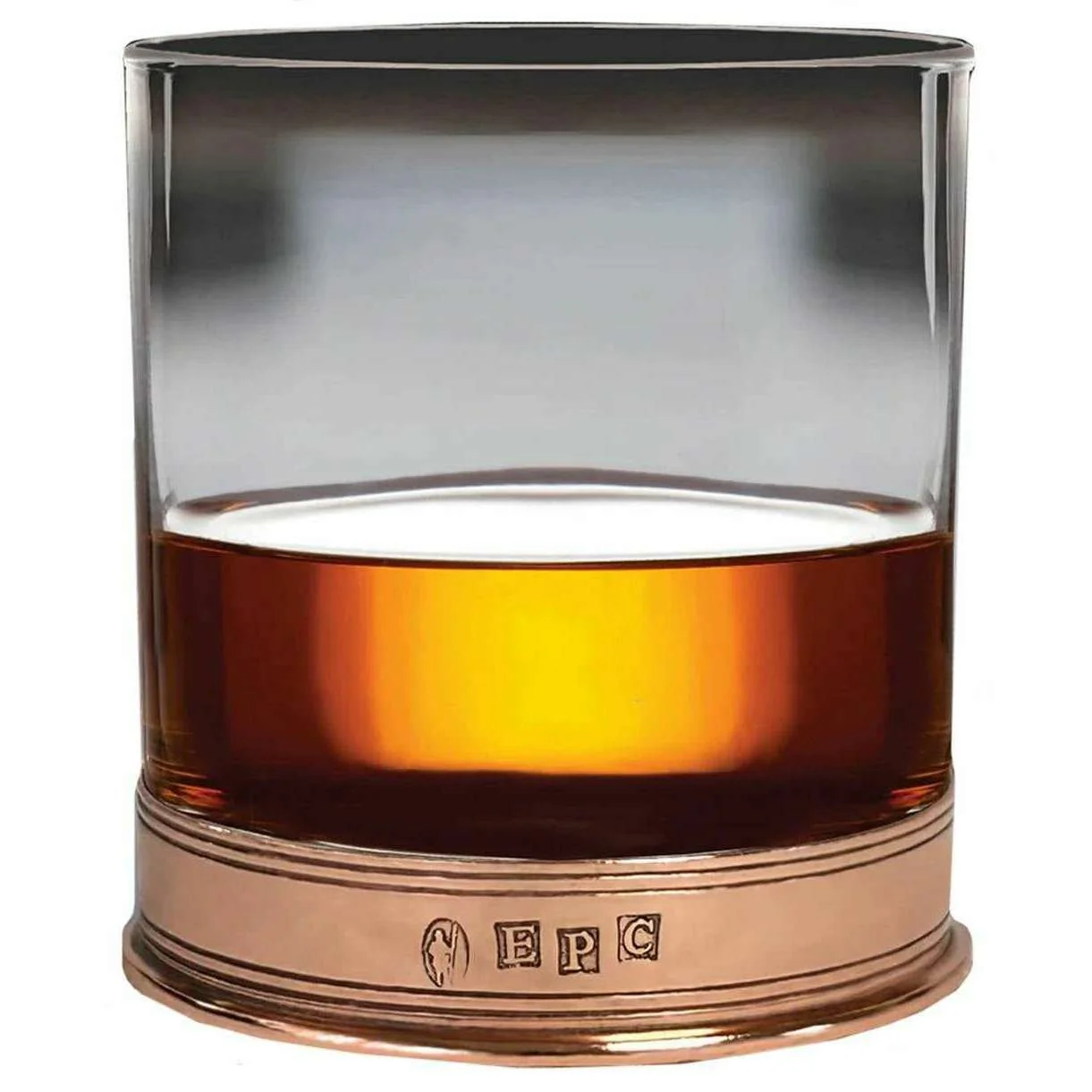 English Pewter Company 11oz Single Tumbler - Clear/Rose Gold - Image 2