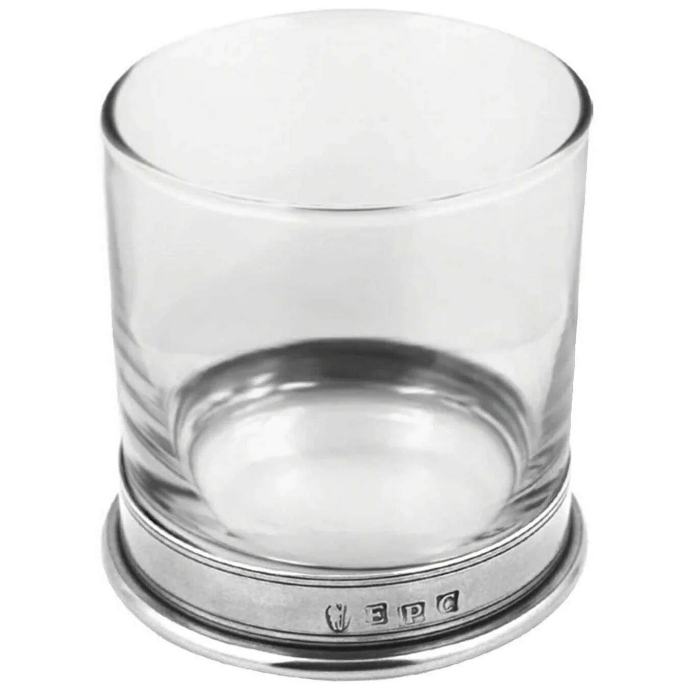 English Pewter Company 11oz Single Vogue Tumbler - Clear/Silver