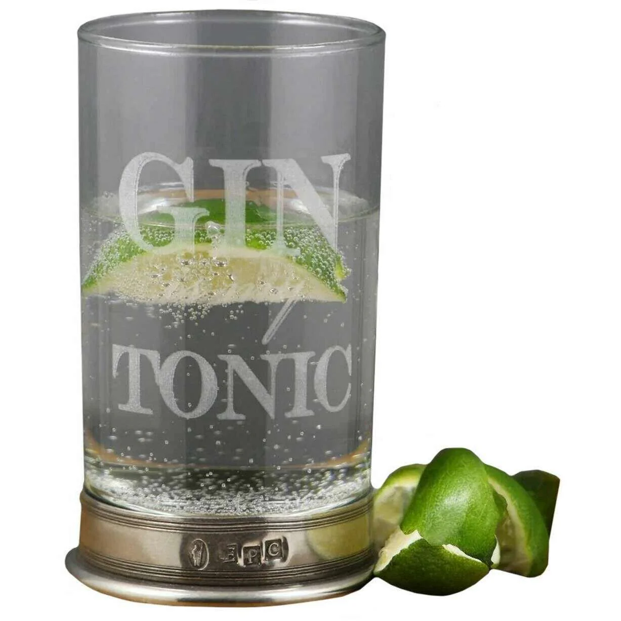 English Pewter Company 12oz Gin Is My Tonic Single Gin Highball Glass - Clear - Image 2
