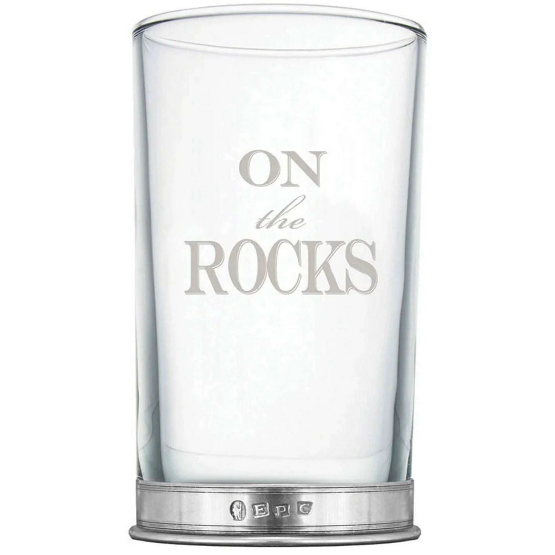 English Pewter Company 12oz On the Rocks Single Gin Highball Glass - Clear
