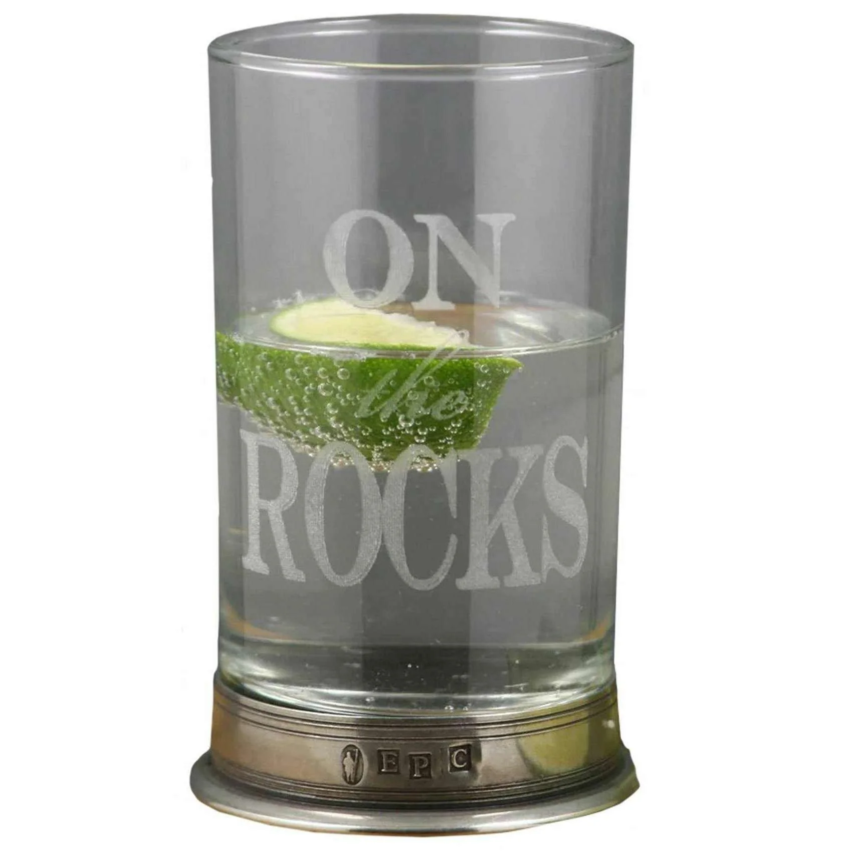 English Pewter Company 12oz On the Rocks Single Gin Highball Glass - Clear - Image 2