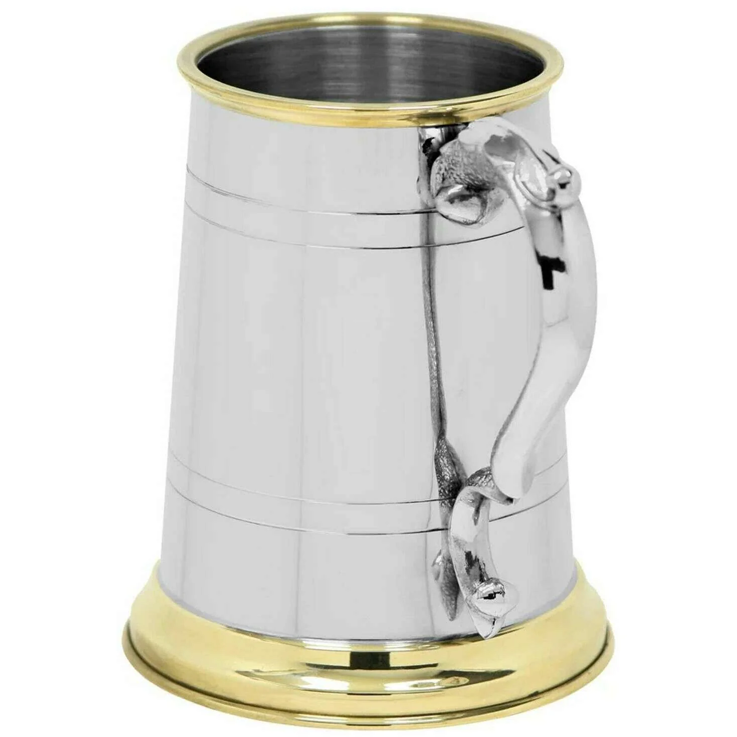 English Pewter Company 1pt Brunel Tankard - Silver - Image 2