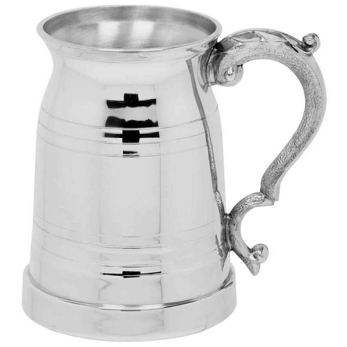 English Pewter Company 1pt Old London Tankard - Silver