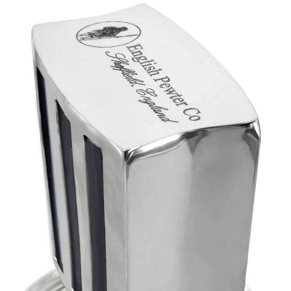 English Pewter Company 600ml Monaco Medium Decanter - Clear/Silver - Image 5