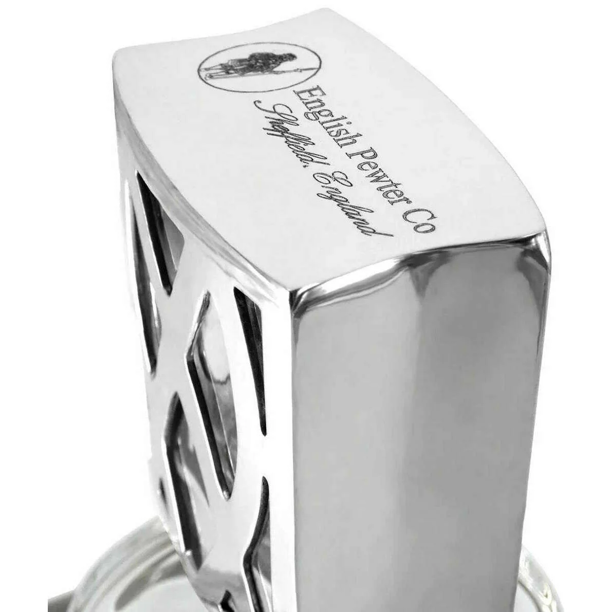 English Pewter Company 650ml Uisage Beatha Large Decanter - Clear/Silver - Image 5