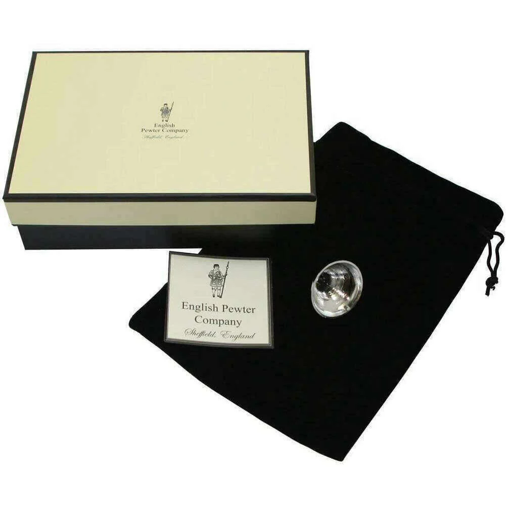 English Pewter Company 6oz Stainless Steel Shooting Hip Flask - Silver - Image 5