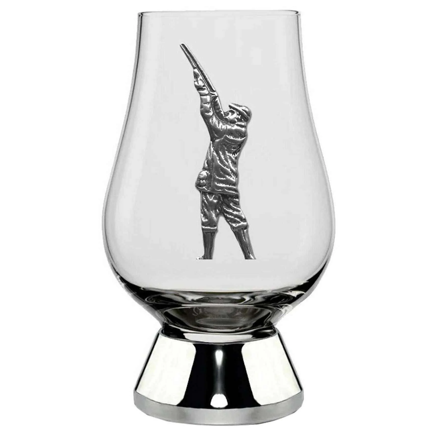 English Pewter Company 70ml Pewter Wee Glencairn Shooting Glass - Clear/Silver