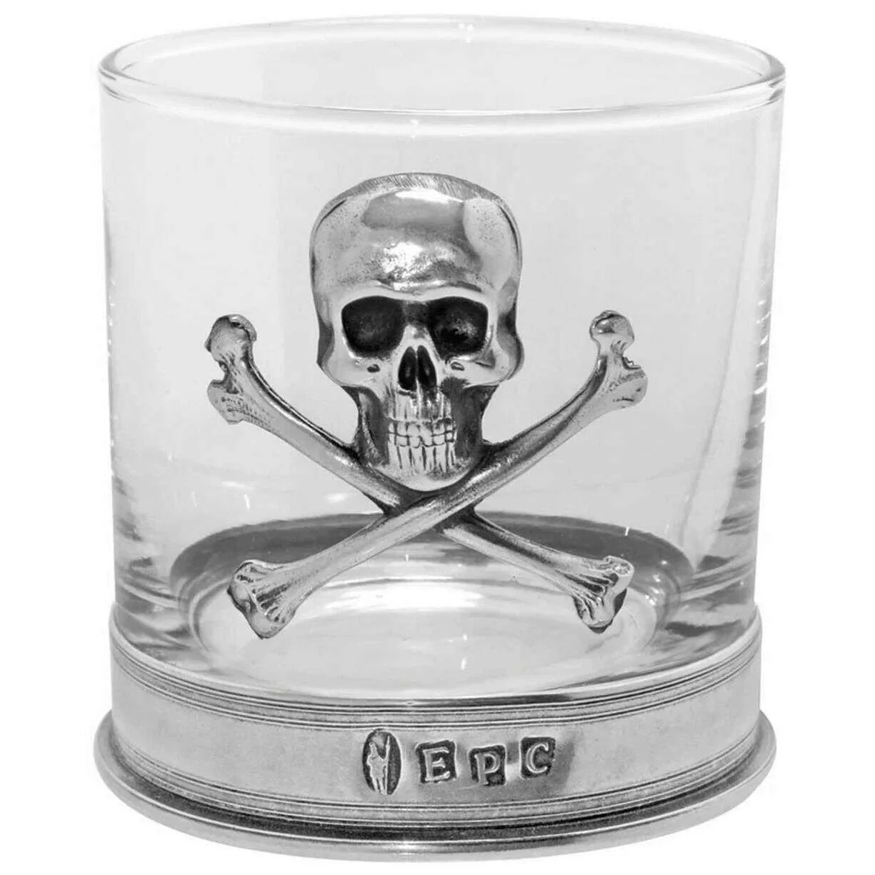 English Pewter Company Single Poison Tumbler - Silver/Clear