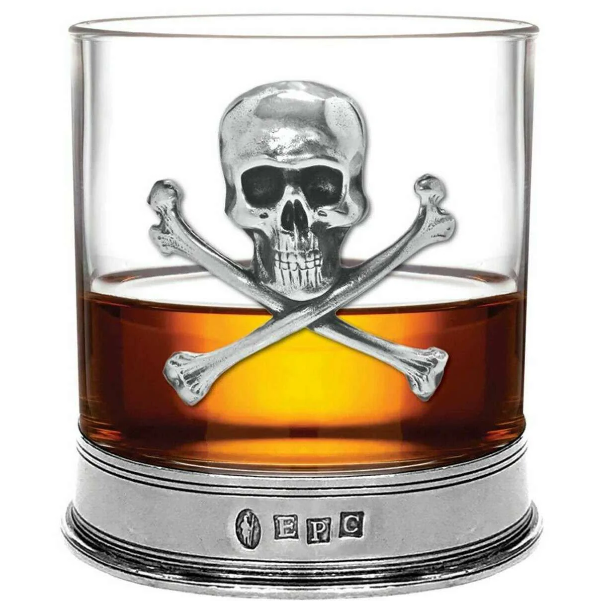 English Pewter Company Single Poison Tumbler - Silver/Clear - Image 2