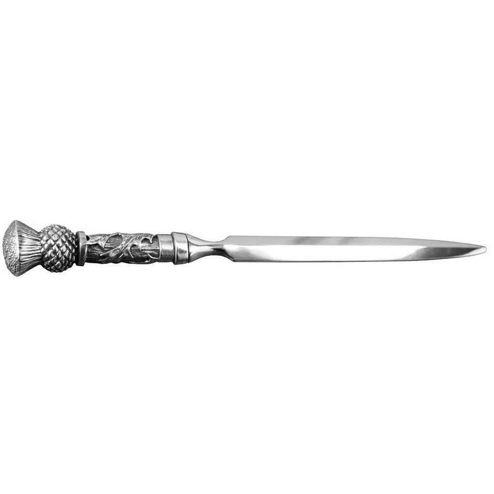 English Pewter Company Thistle Letter Opener - Silver