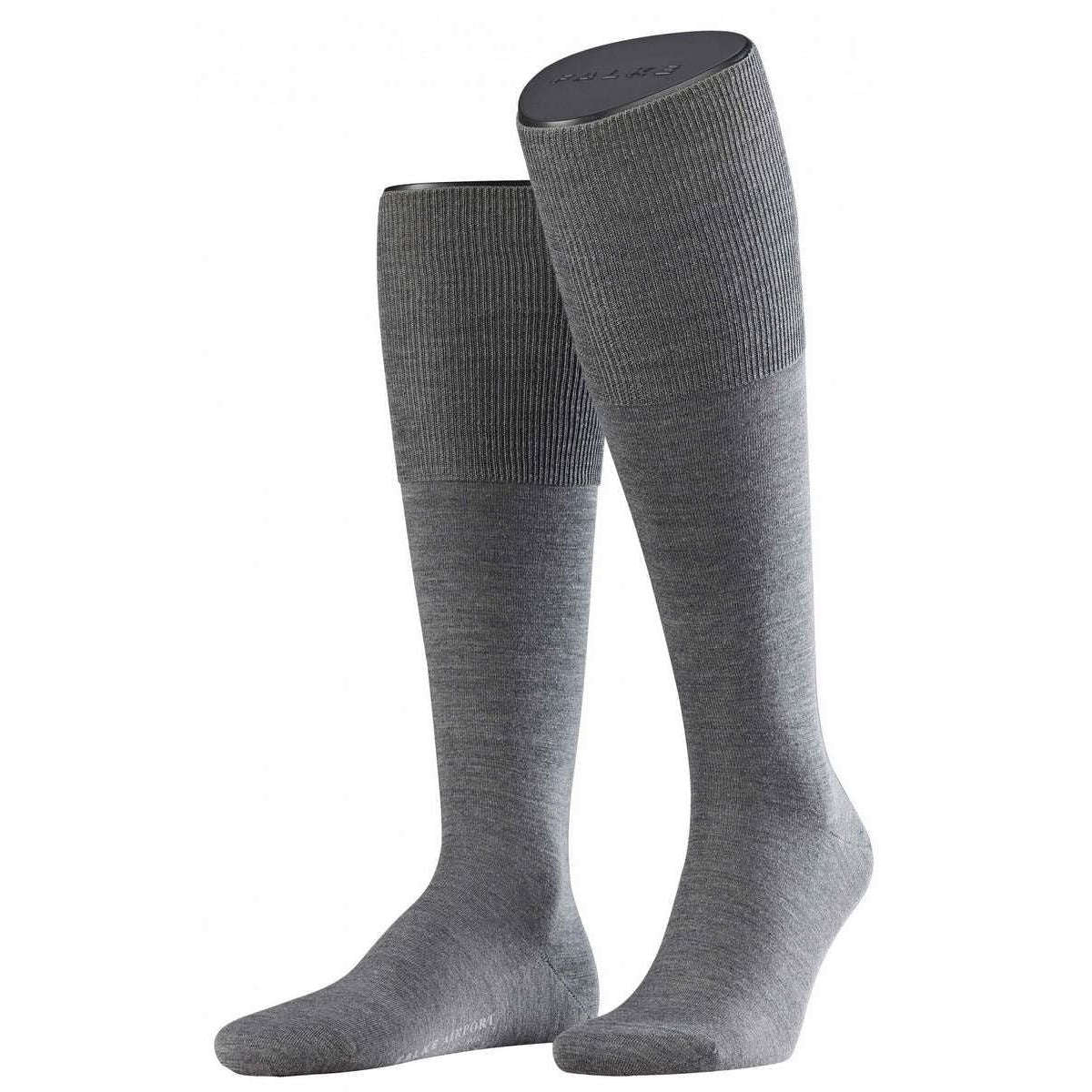 Falke Airport Knee High Socks - Dark Grey