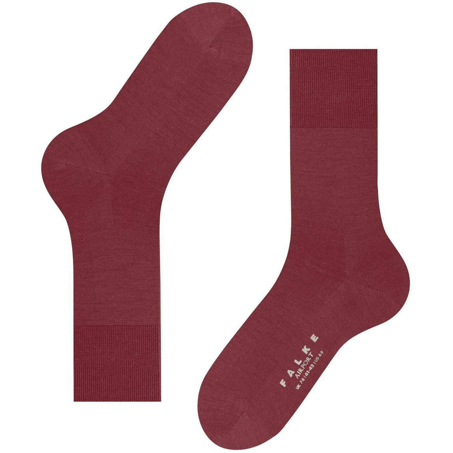 Falke Airport Socks - Ruby Red - Image 5