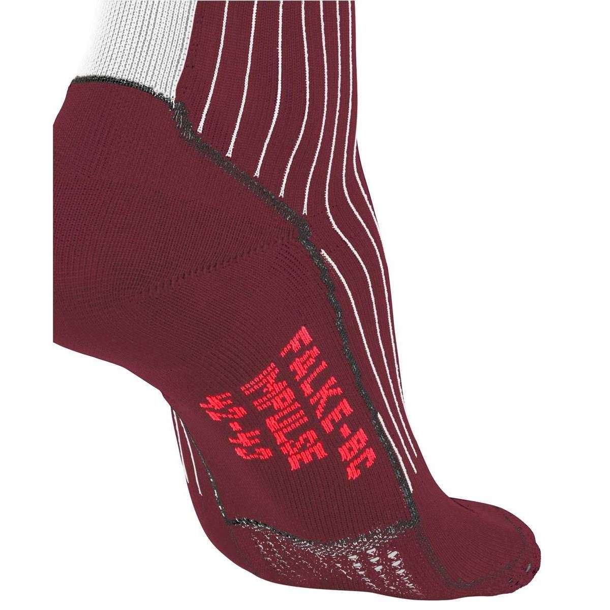 Falke BC Impulse Striped Socks - Merlot Red - Image 5