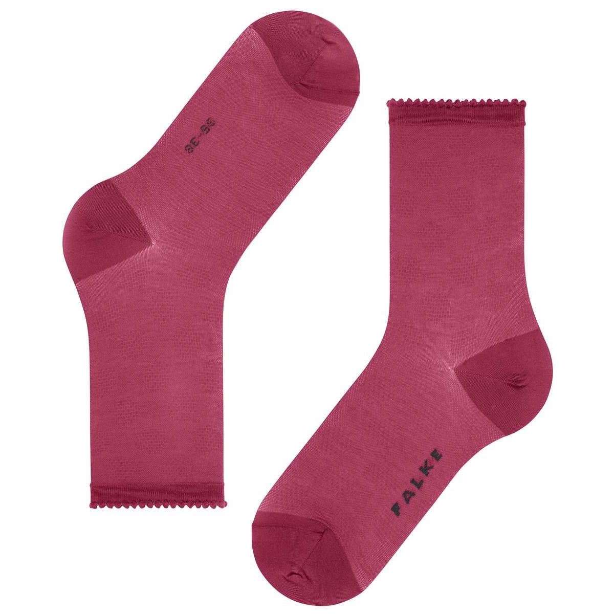 Falke Bold Dot Socks - English Rose Pink - Image 5