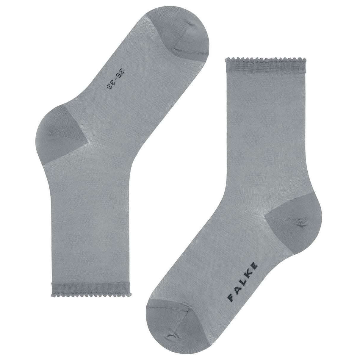 Falke Bold Dot Socks - Silver Grey - Image 5