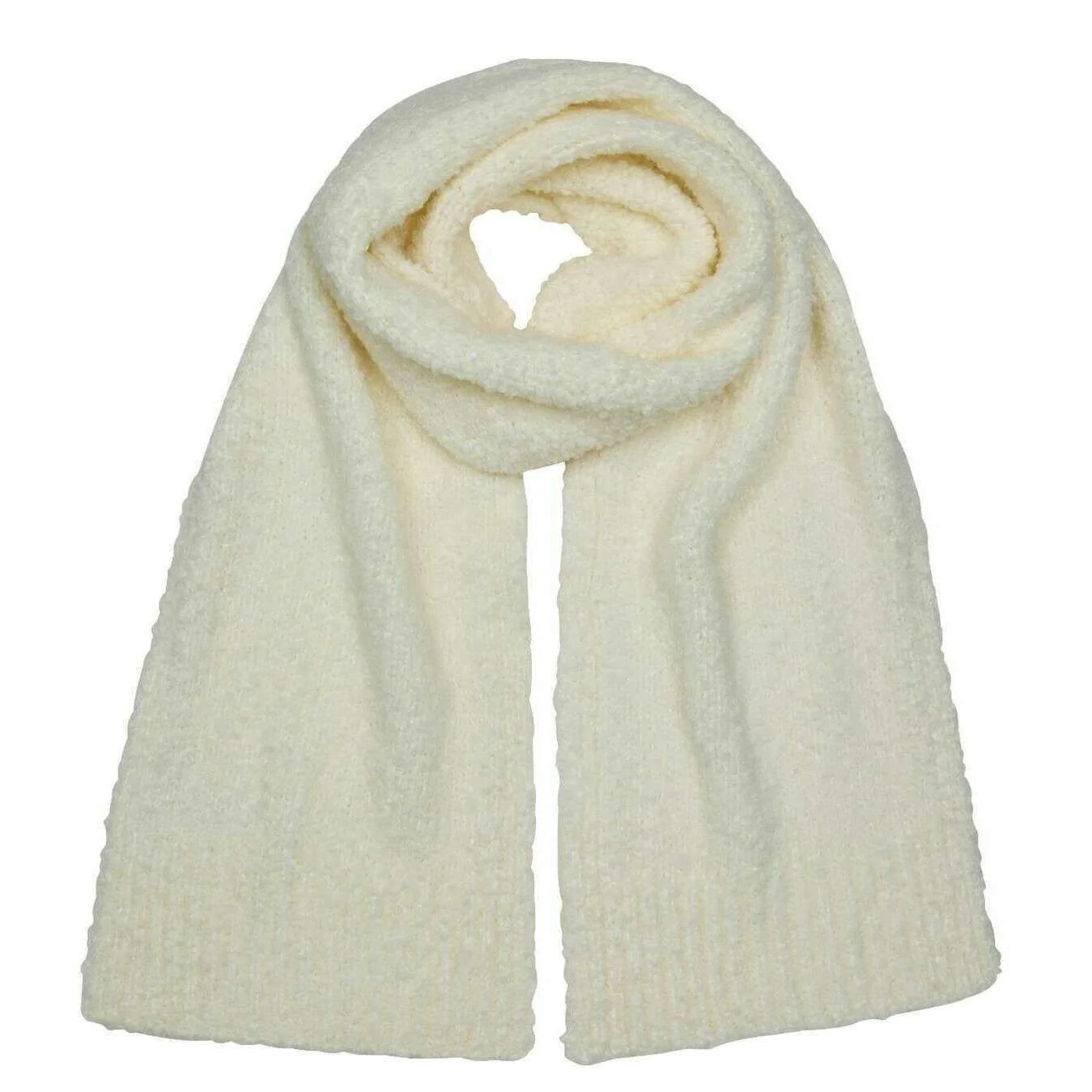 Falke Boucle Scarf - Wool White