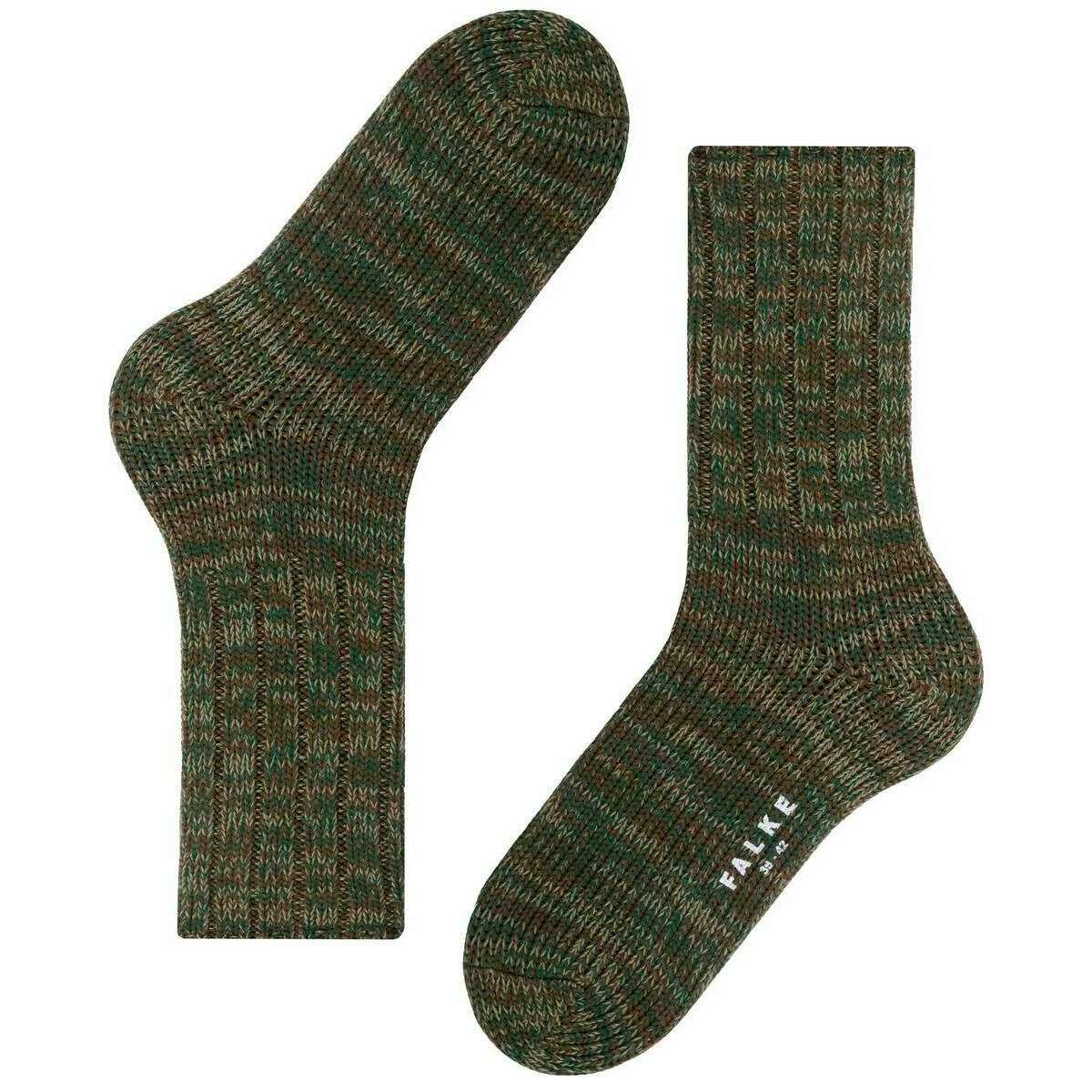 Falke Brooklyn Boot Socks - Brown Tan - Image 4