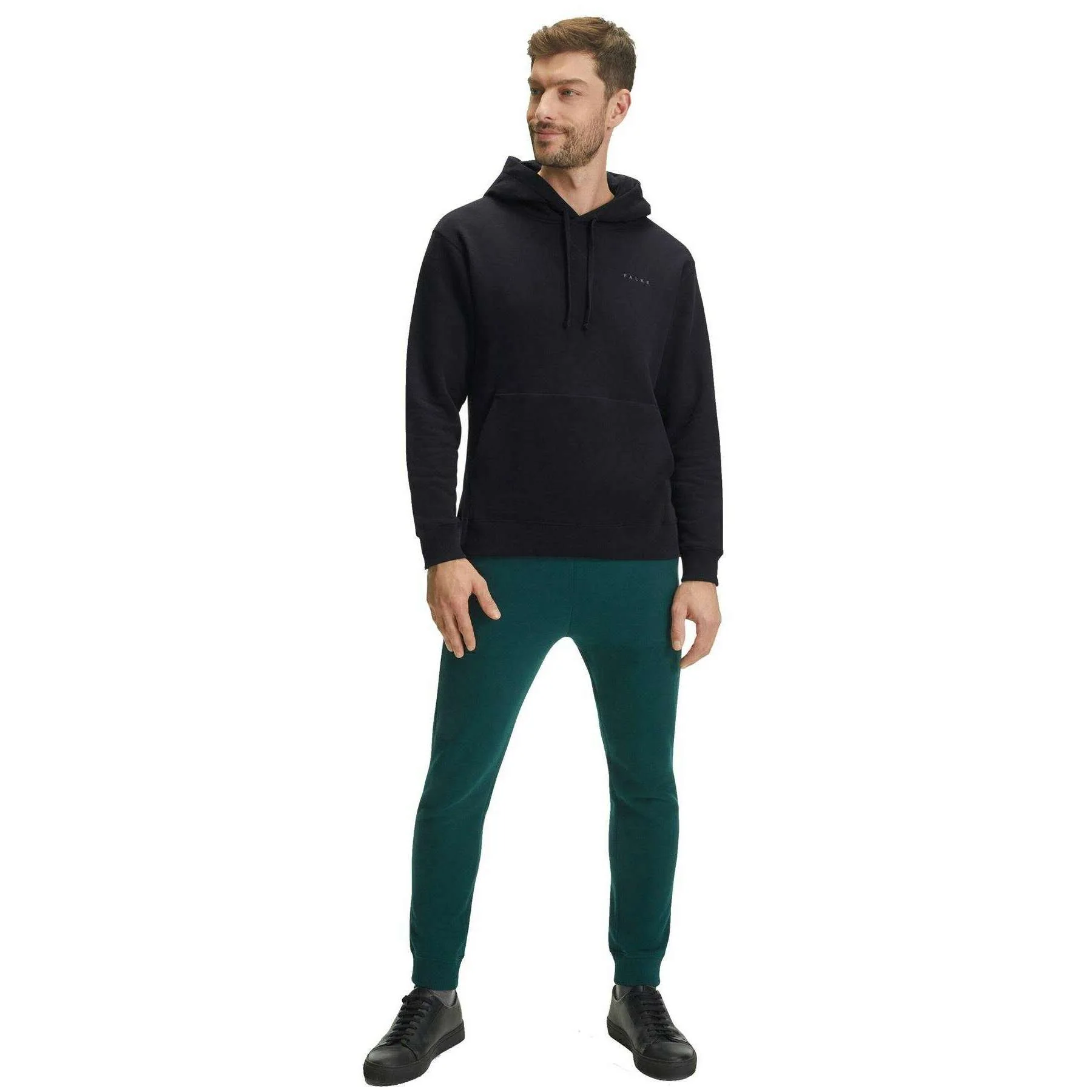 Falke Brushed Hoodie - Black - Image 6
