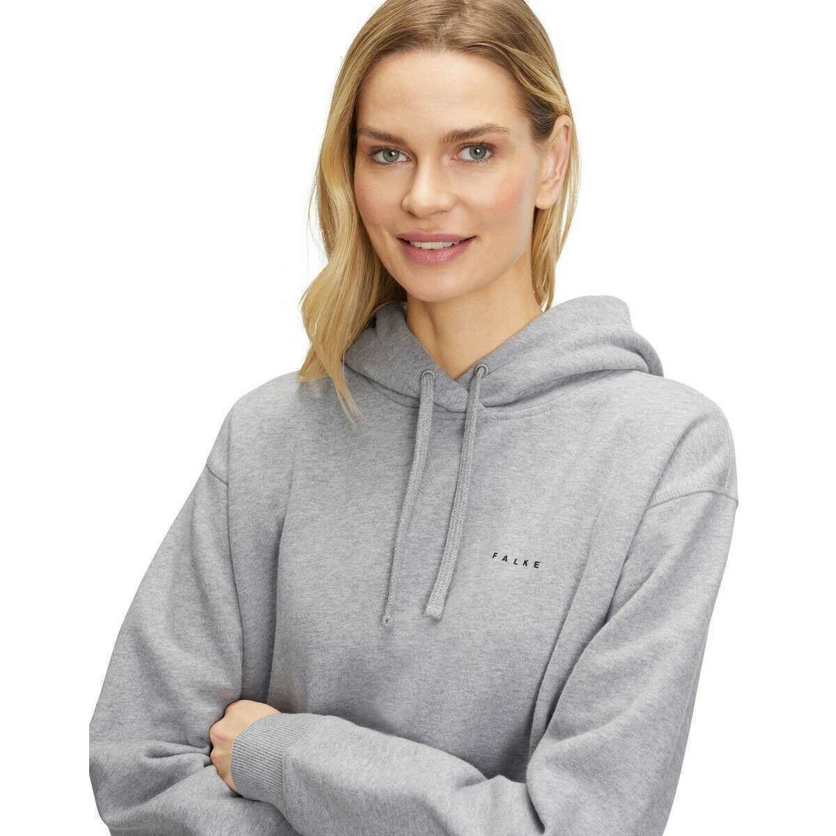 Falke Brushed Hoodie - Grey Heather - Image 4