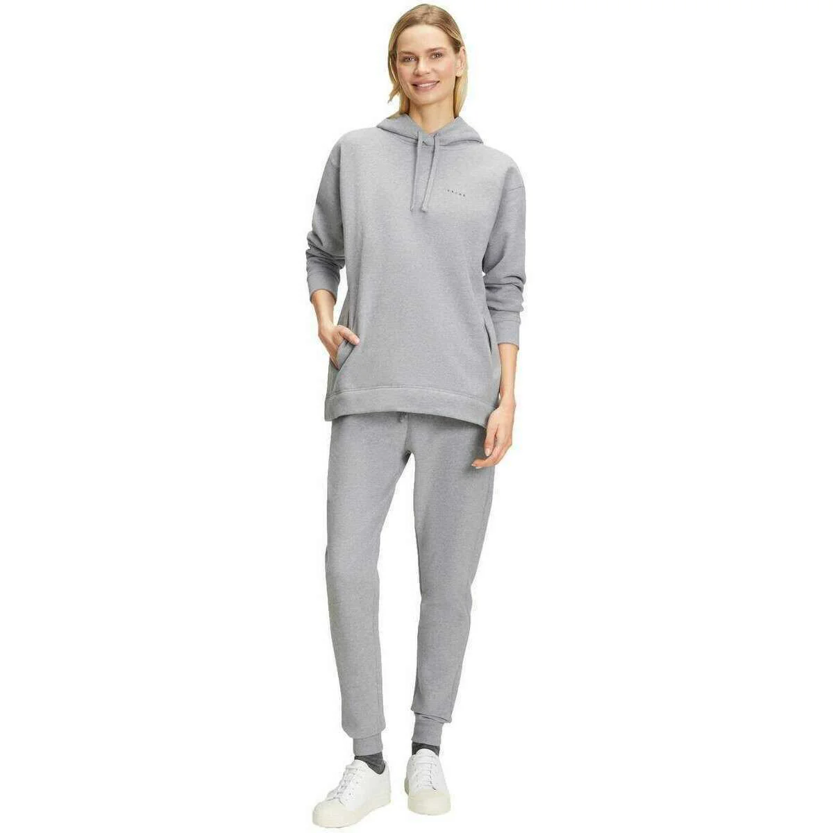 Falke Brushed Hoodie - Grey Heather - Image 6