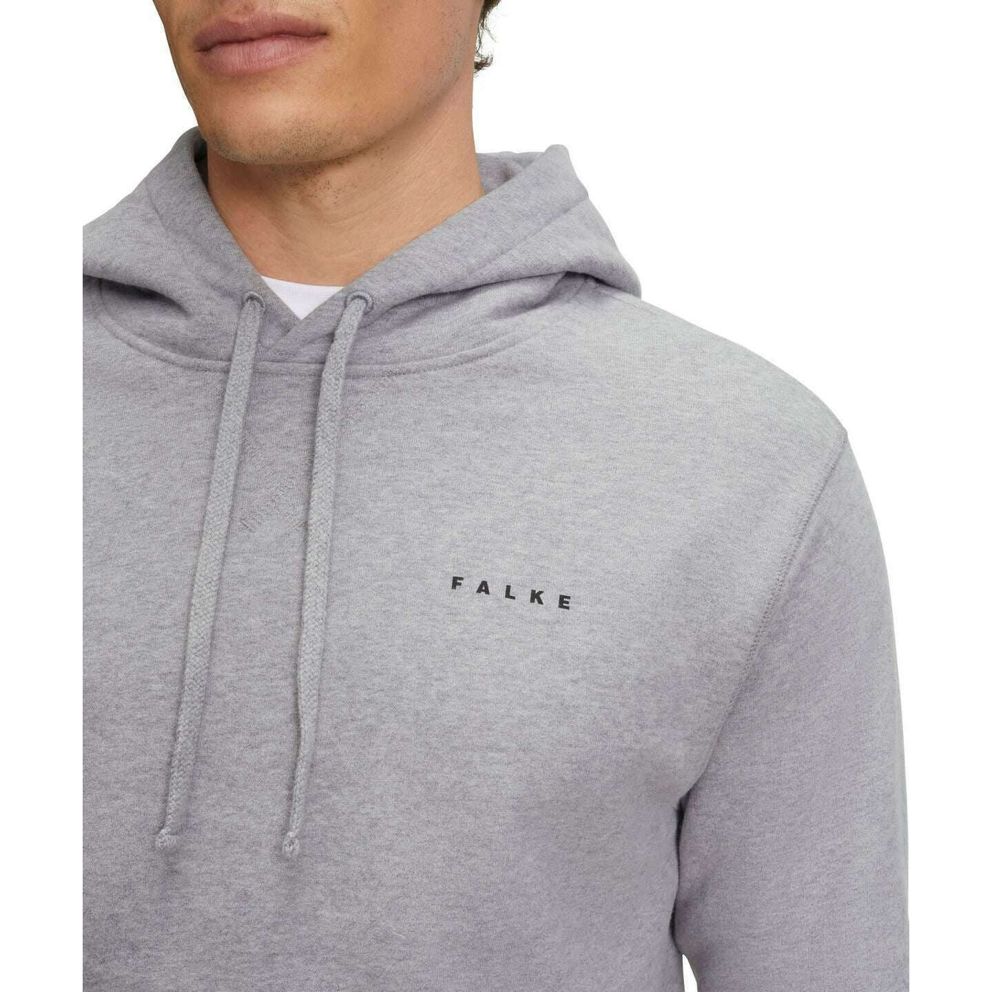 Falke Brushed Hoodie - Grey Heather - Image 4