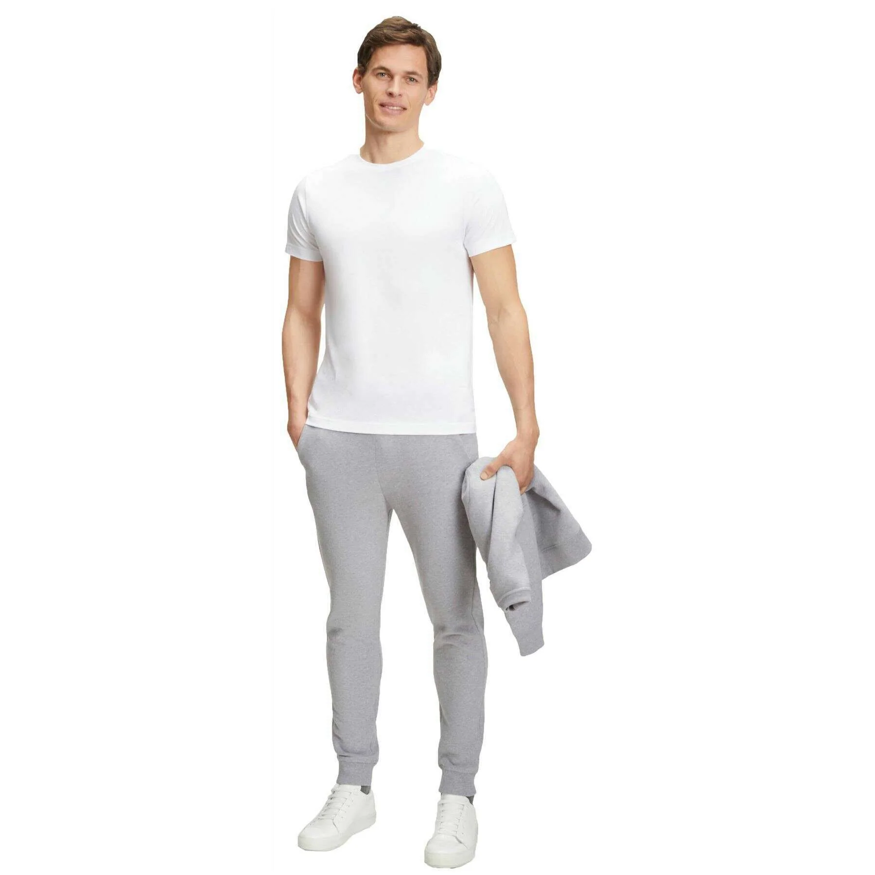 Falke Brushed Sweat Pants - Grey Heather - Image 6