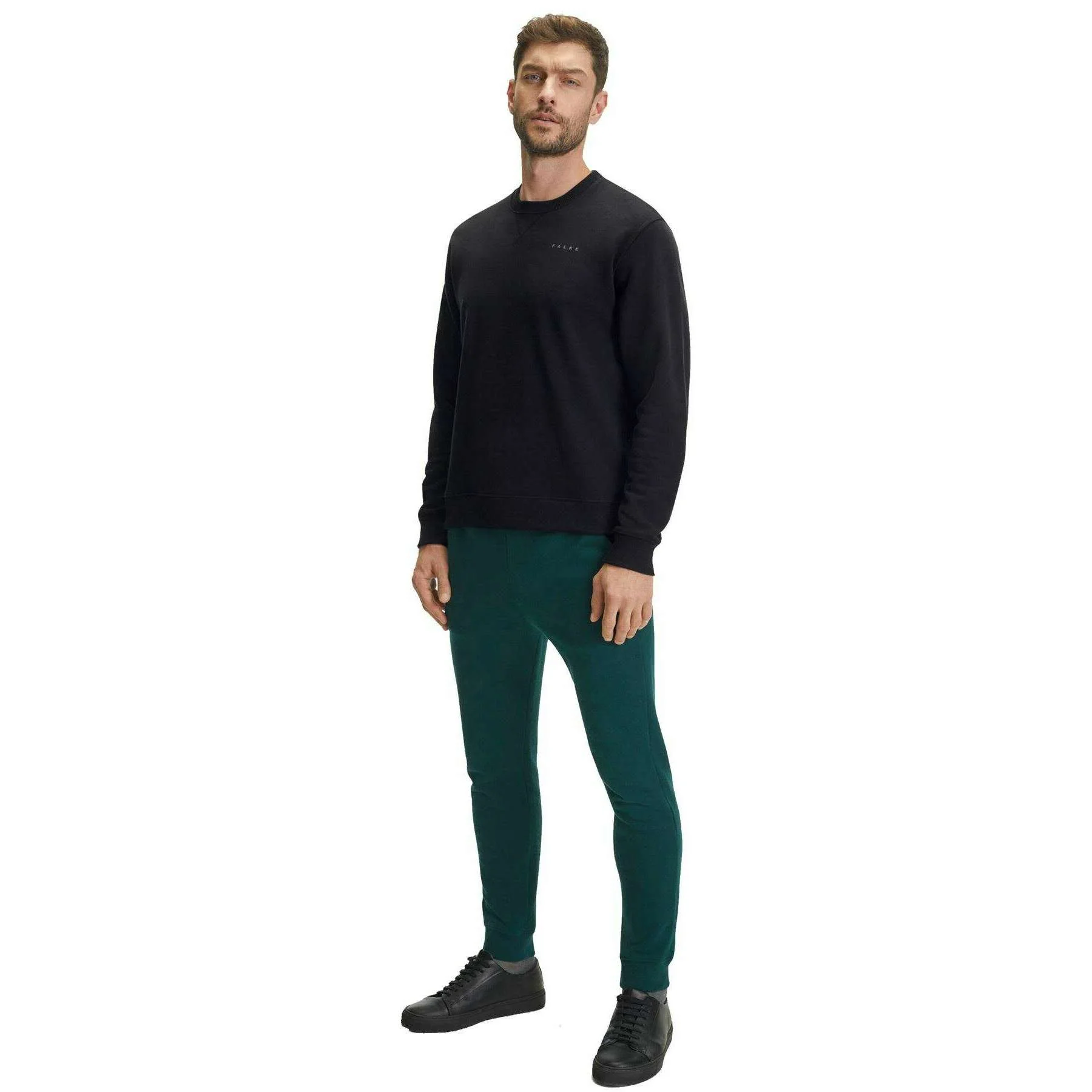 Falke Brushed Sweat Shirt - Black - Image 6