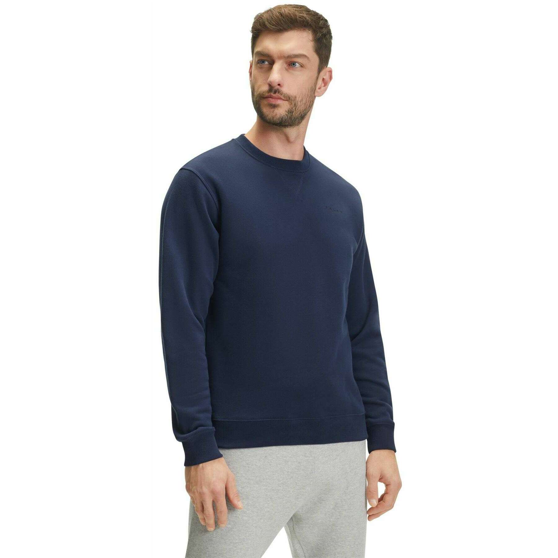 Falke Brushed Sweat Shirt - Space Blue - Image 2