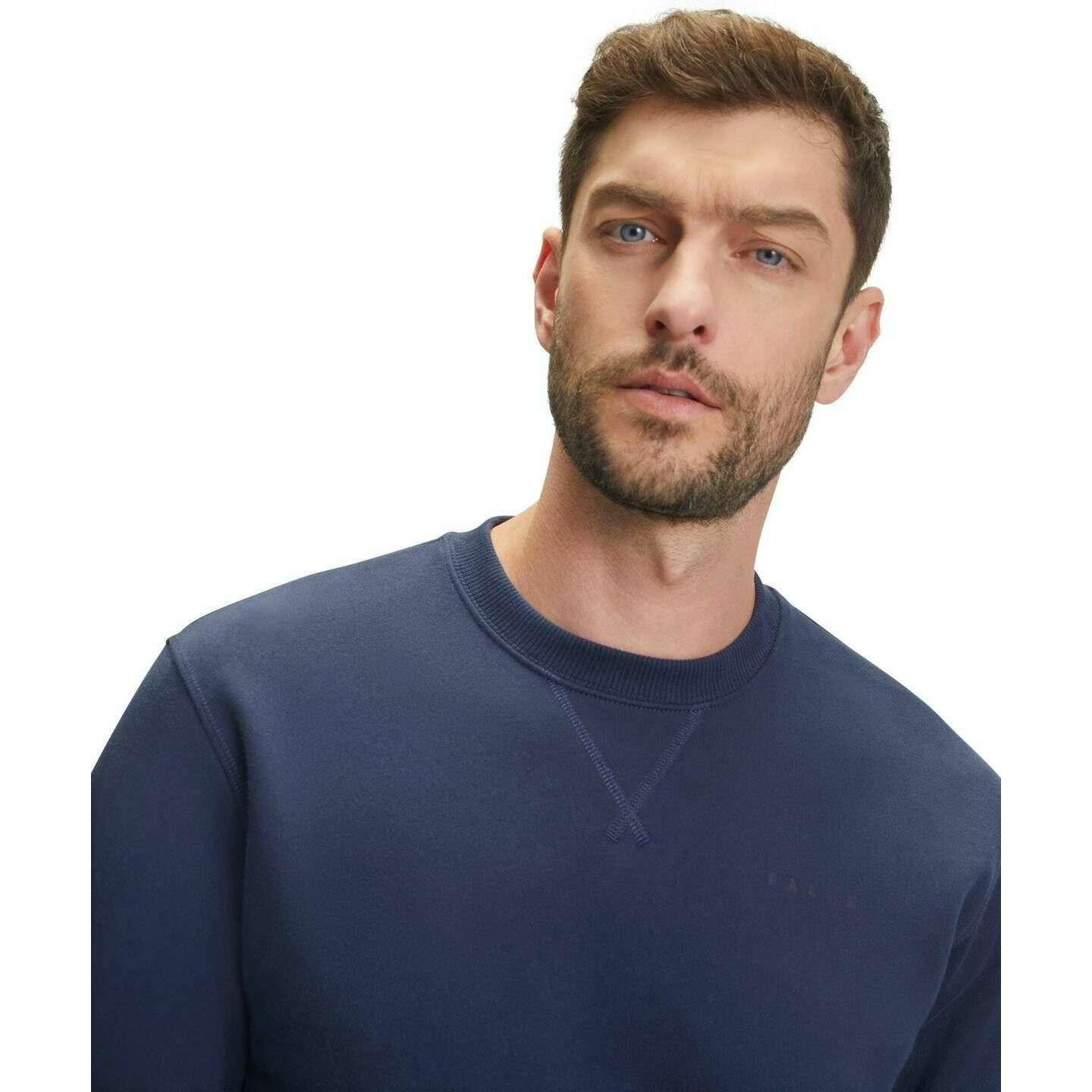 Falke Brushed Sweat Shirt - Space Blue - Image 4