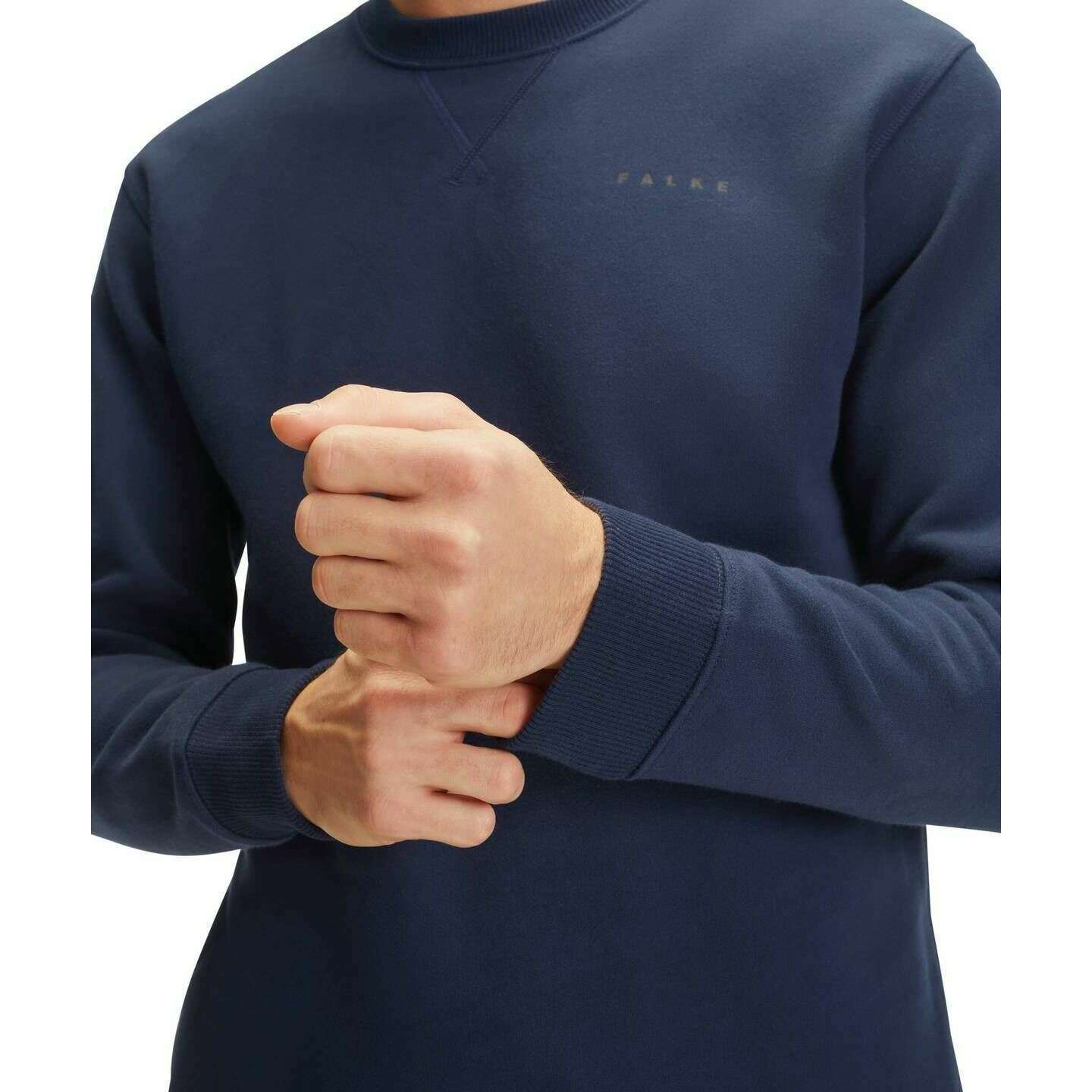 Falke Brushed Sweat Shirt - Space Blue - Image 5