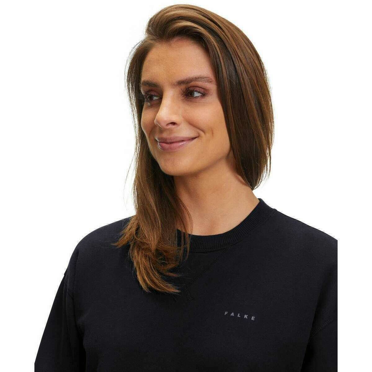 Falke Brushed Sweatshirt - Black - Image 4