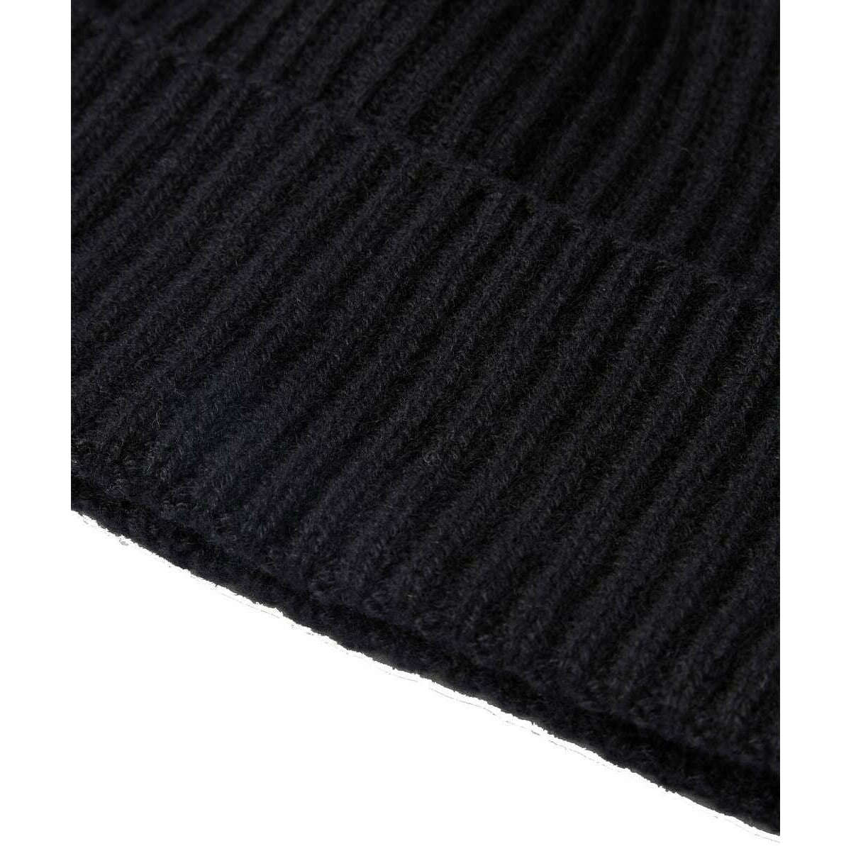 Falke Cashmere Pom-Pom Beanie - Black - Image 3