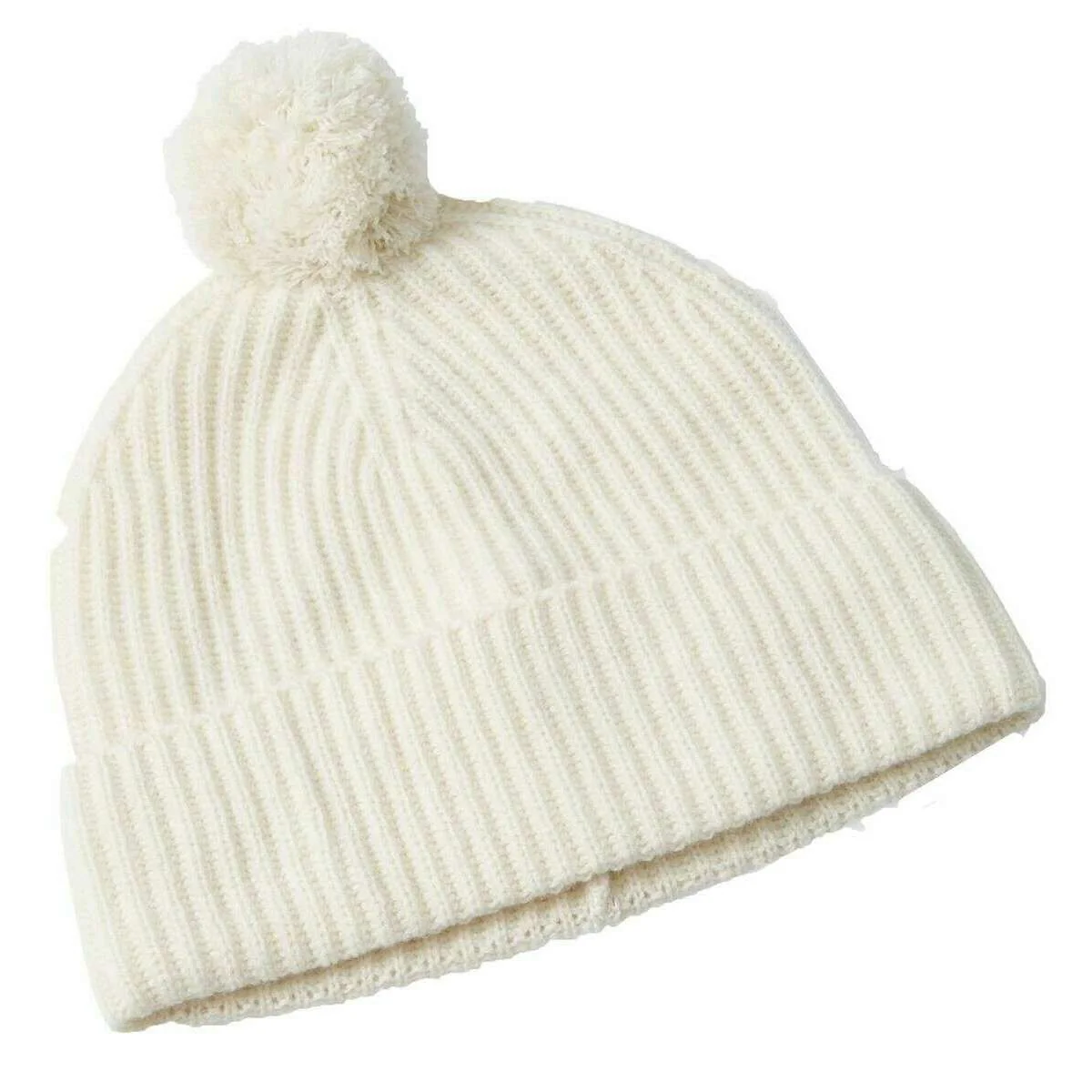 Falke Cashmere Pom-Pom Beanie - Off-White - Image 2