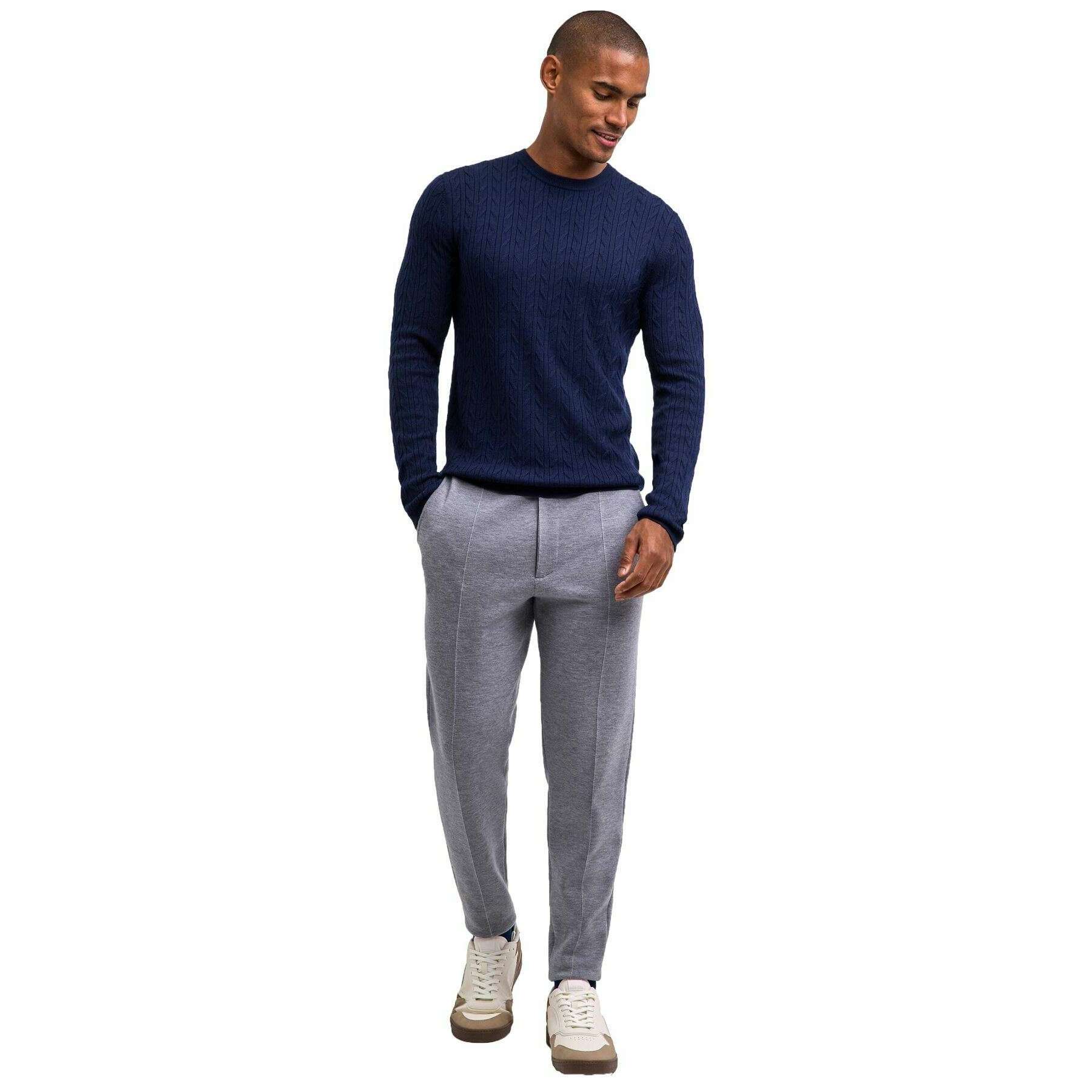 Falke Cashmere Touch Crew Neck Sweater - Space Blue - Image 6