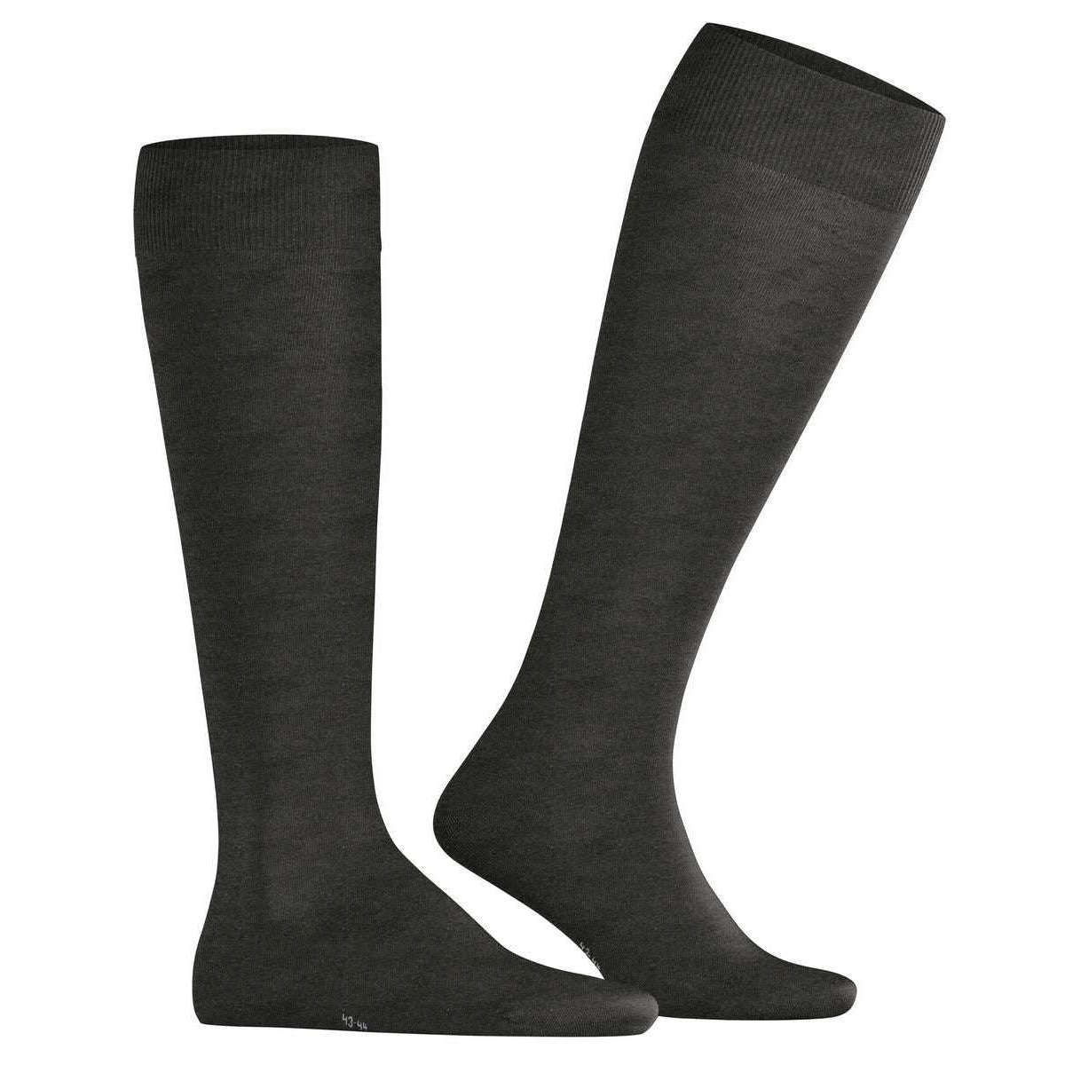 Falke Climawool Knee High Socks - Anthra Mel Grey - Image 2