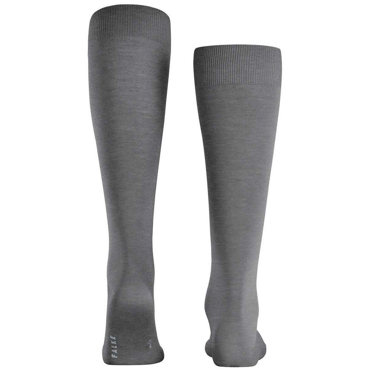 Falke Climawool Knee High Socks - Light Grey Mel - Image 3